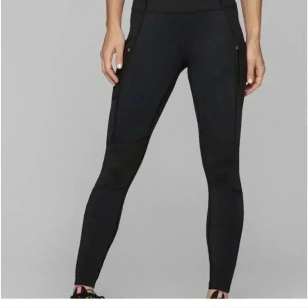 Athleta High Traverse Tight leggings. Black, small